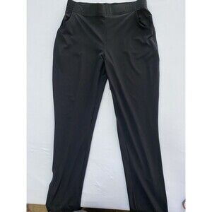 Eddie Bauer Women’s Black Pull-On Athletic Pants Size M - Comfortable Stretch